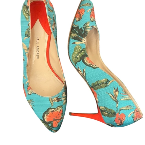 Paul Andrew Women Heels - Vestiaire Collective Floral size 38 - Picture 1 of 13